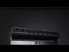 LED de alta luminosidade cabeça móvel de barra de lavagem de luz 10X60W 4 em 1 contas de luz