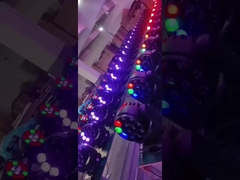 12pcs 40W RGBW 4 em 1 LED Beam Wash Moving Head Light Para luzes de casamento